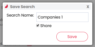 Companies Saved Search 1