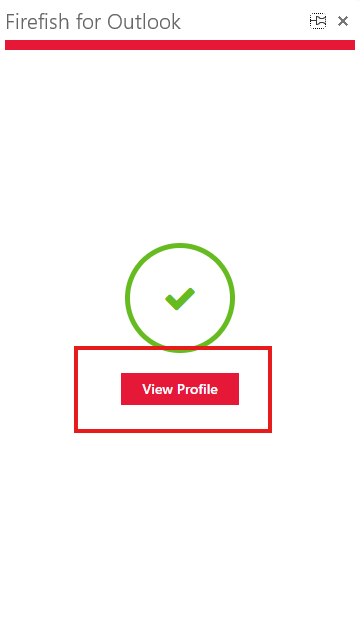 Firefish Add-In View Profile Button
